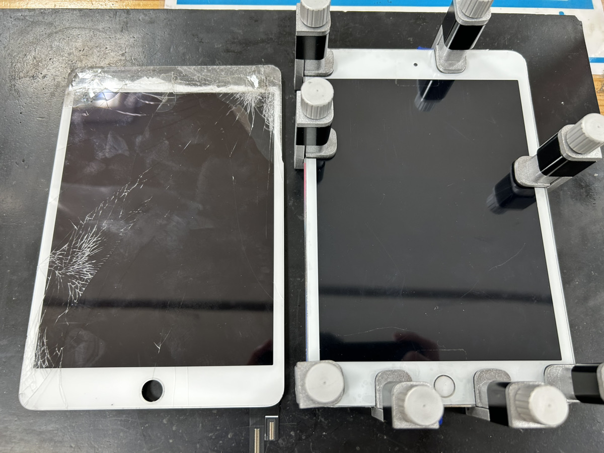 【iPadmini4】画面交換、フレーム矯正をご依頼いただきました！【即日修理】