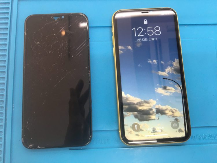 iPhone11液晶ガラス交換のご依頼です