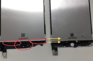 iPad mini5 ガラス割れ+液晶不具合修理について