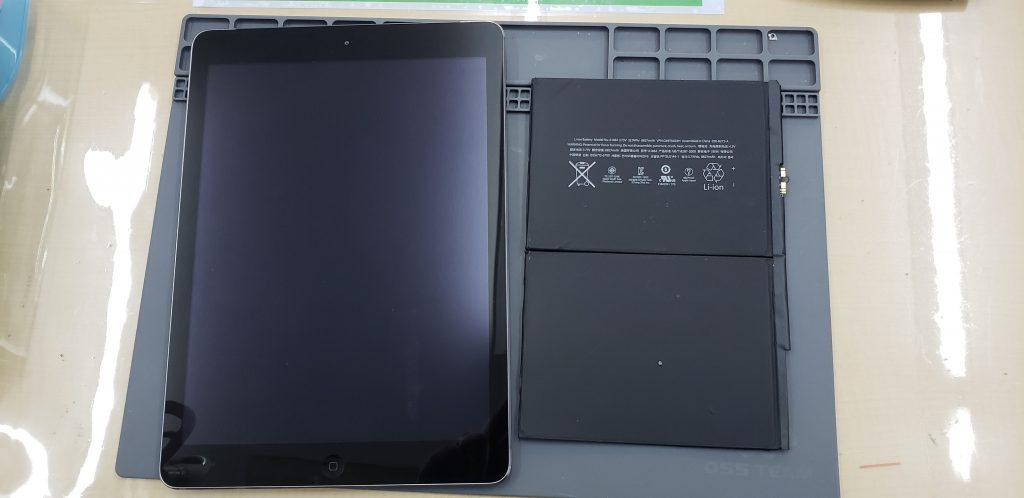 iPadAirバッテリー交換 iPadAir電池交換,iPad修理,iPad電池交換
