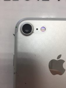 iPhone7バックカメラガラス交換