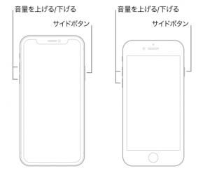 iPhone強制再起動